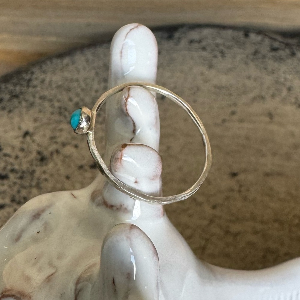 Turquoise Stacking Ring - image 4